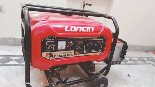 Loncin 3600DDC Generator (2.5 KW) – Gas & Petrol
