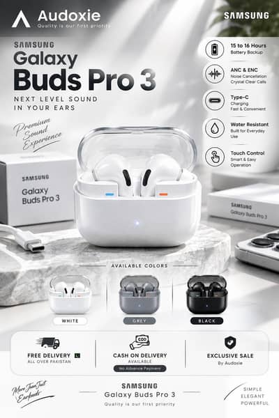New samsaung buds pro 3 in Pakistan at wholesale price