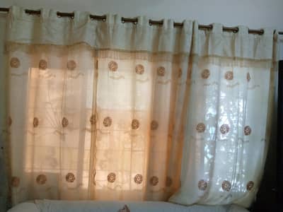 beautiful silk and shiffon curtains