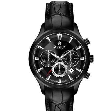 Sveston Zentro Choronograph 22k Eletro Plated