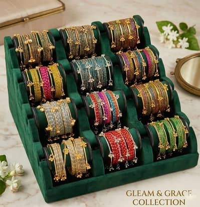 Gleam & Grace Collection - New Fancy Bangles