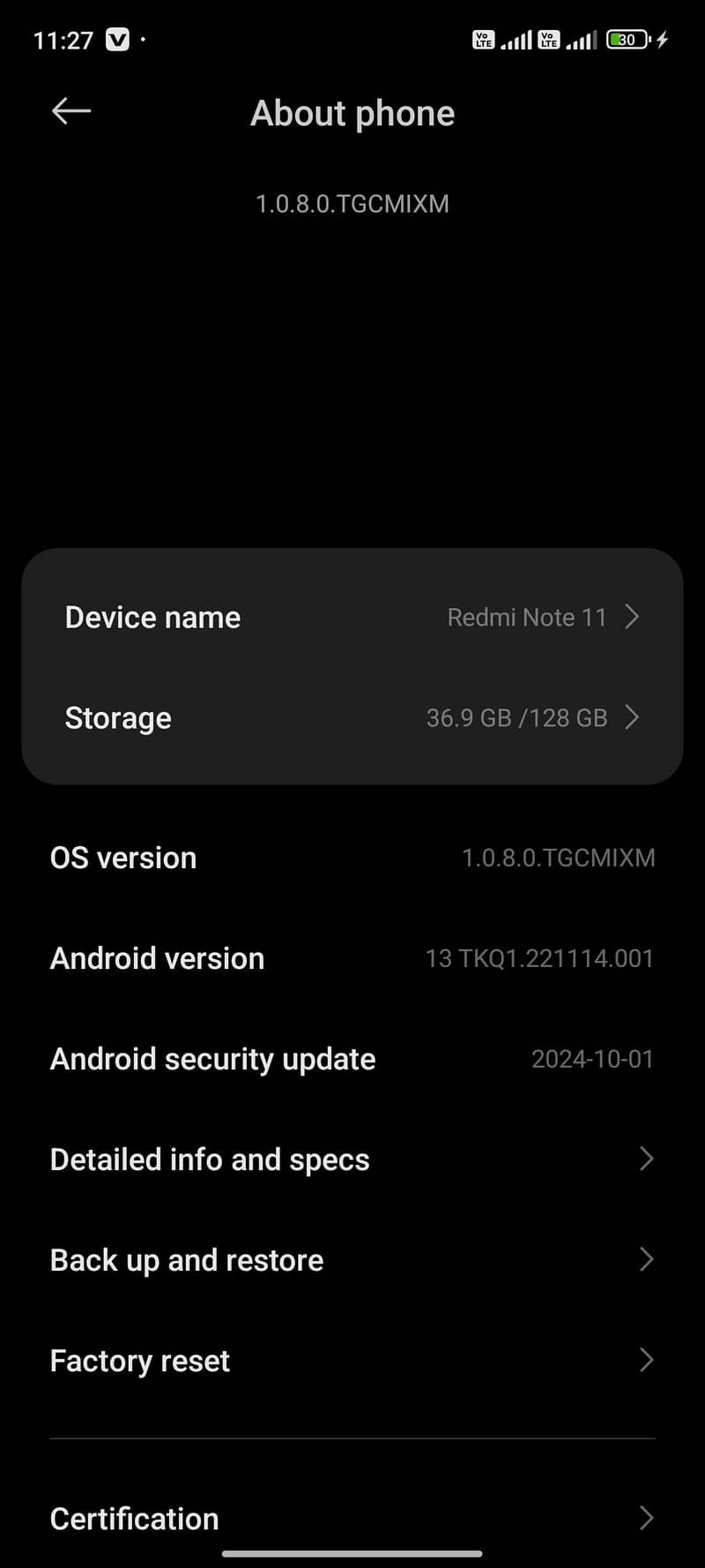 Xiaomi Redmi Note 11 1
