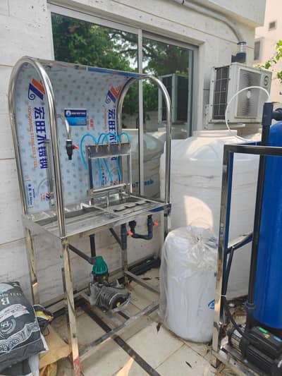 Brand new 250LPH commercial RO mineral water plant