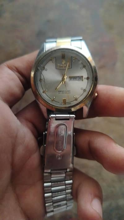 SVESTON WATCH 21 JEVELS DAY DATE WORKING