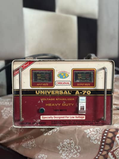 Universal A-70 7000W Voltage Stabilizer – Heavy Duty