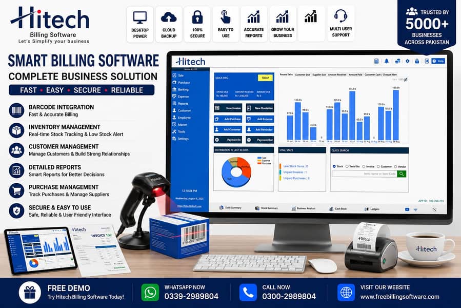HiTech Billing Software – Complete Business Management Solution 2