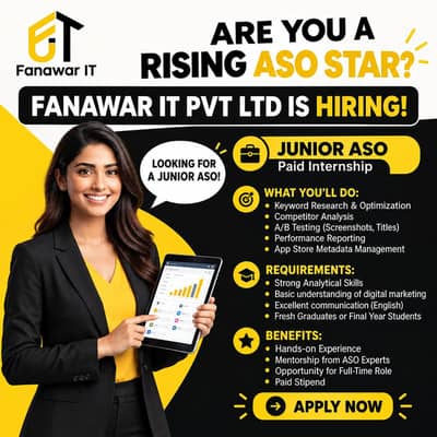 Junior ASO – Paid Internship