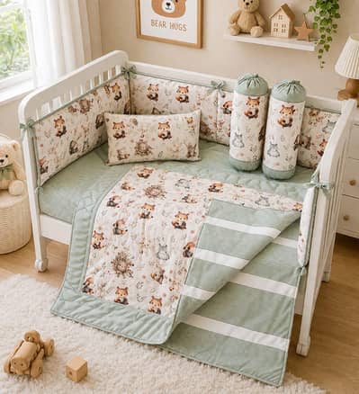 100% pure cotton baby bedding sets. FREE HOME DELIEVERY.