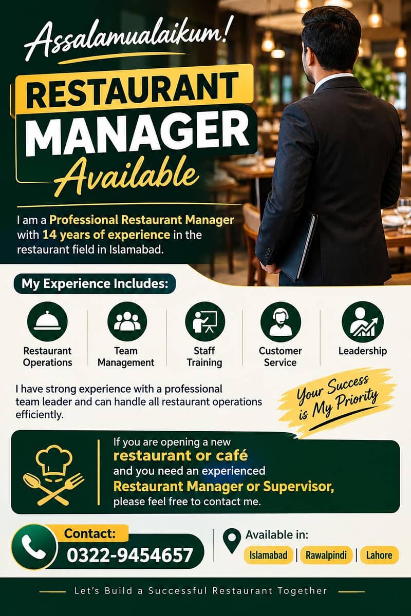 restaurant manager 0
