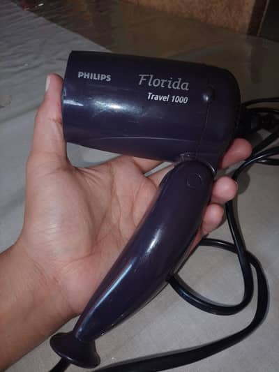 Original Philips Florida Travel 1000 Hair Dryer for Sale