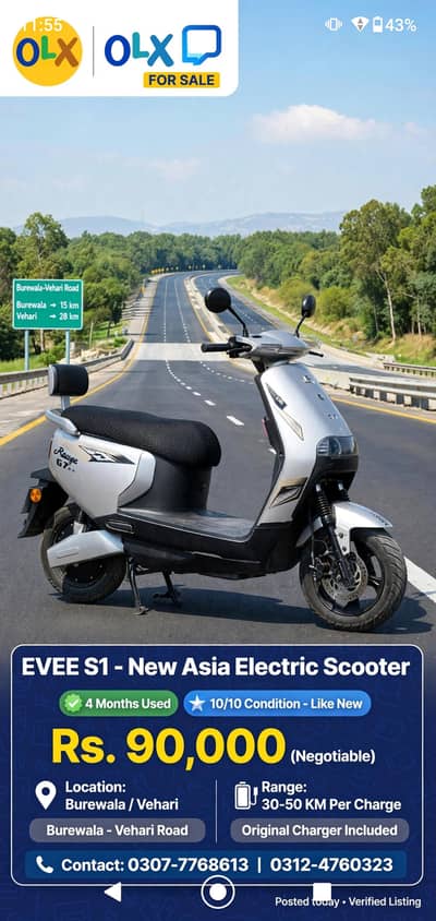 electric scooty 10by10 cont num 03077768613