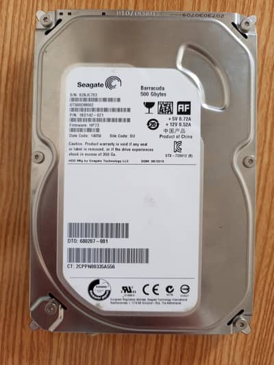 Seagate Barracuda 500GB HDD SATA 6Gb/s Desktop Hard Drive ST500DM002