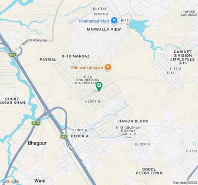 Plot For Sale 60x90 Kanal D18 Echs