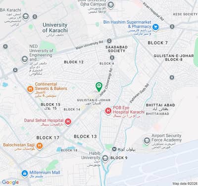 Brand new 5 Room 1600 Sq Ft Flat All Utilities Main Road Project Gulistan e Johar Block 3