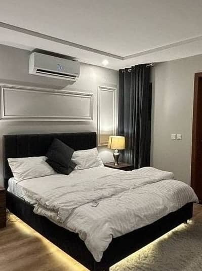 One Bedroom fully furnished luxury apartments monthly Basis available for rent Gulberg greens Islamabad