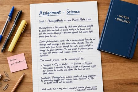 assignment writing -neat handwriting