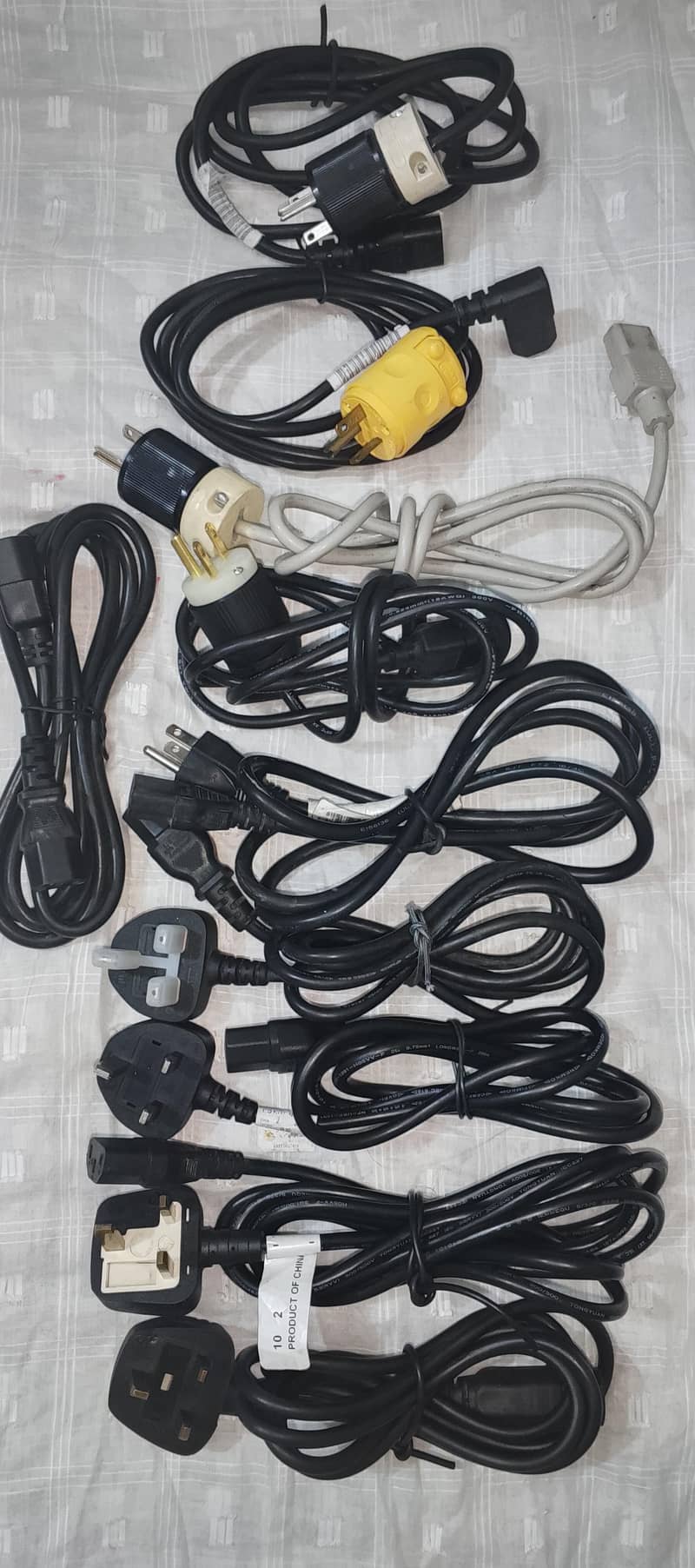 computer  power cable. (branded) 1