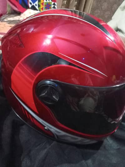 brand new helmet double glass white and black