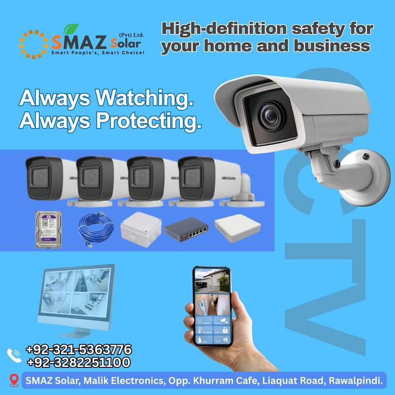 CCTV, Security Camera, Wifi Camera, DVR, NVR, Camera Installation 0