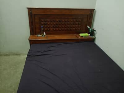 premium wooden bed- urgent sale
