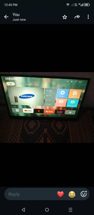 Samsung tv led 32" chena