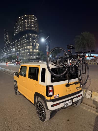 Imported 3-Bike Car Bicycle Carrier - Adjustable Rear Trunk Rack