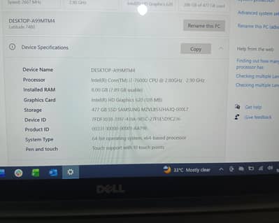 Dell Laptop touch screen for urgent sell