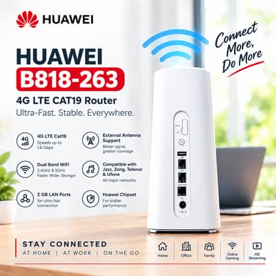 HUAWEI B818-263 LTE CAT19 5G READY