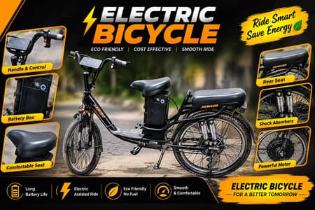 # Japanese Electric Bicycle 2nd Hand – Good Condition