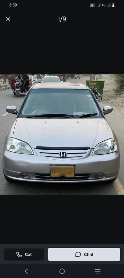 Honda Civic VTi Oriel Prosmatec 2001