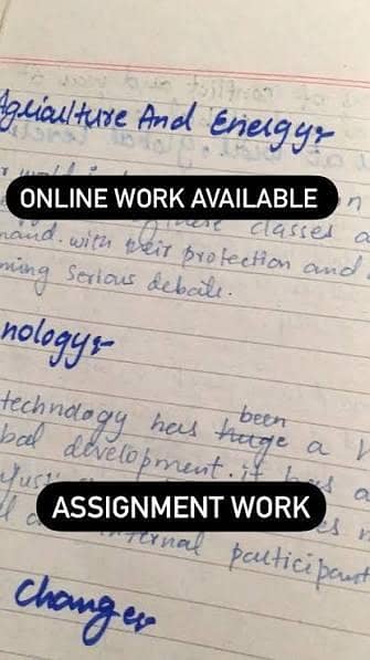 assignment work