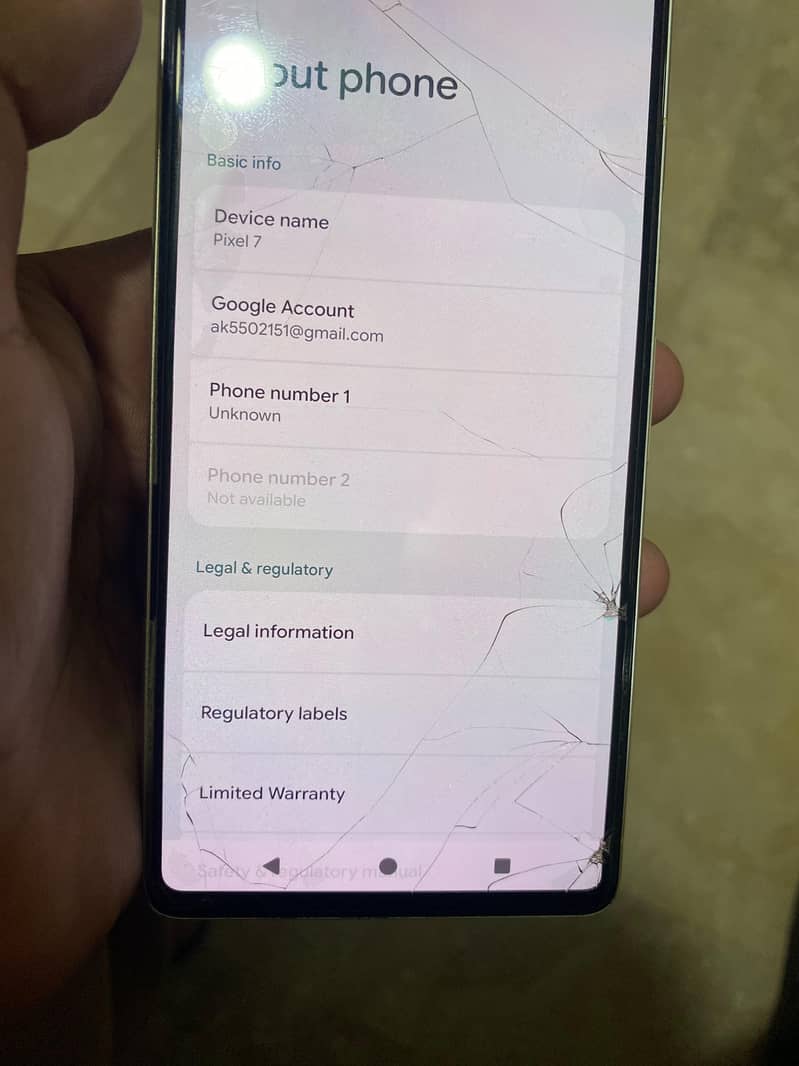 Google Pixel 7 5