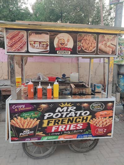 food stalls french fries
