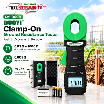 DY1000A DUOYI Clamp Meter Ground Resistance Tester