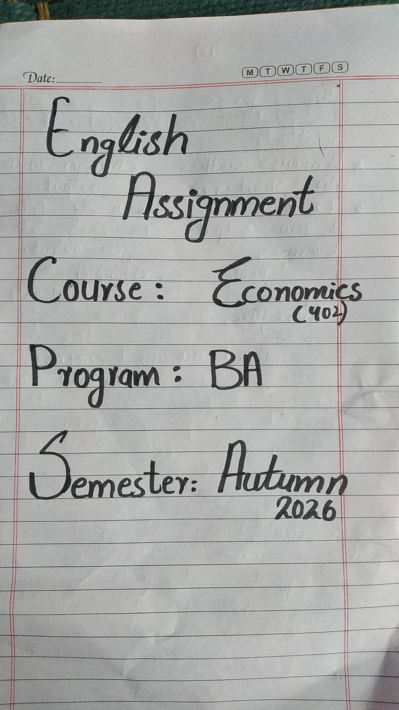 AIOU autumn assignment 0