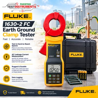 Fluke 1630-2 FC Earth Ground Clamp | Ground Resistance Tester