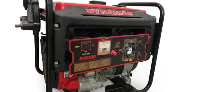 20KG Light Weight DYNAMAC R1800E - Petrol + Gas - 1.8KVA