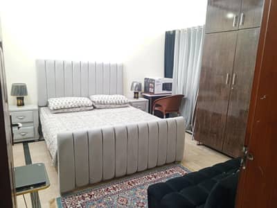 Queen Size Bed Set with Mattress, Curtains & Sofa