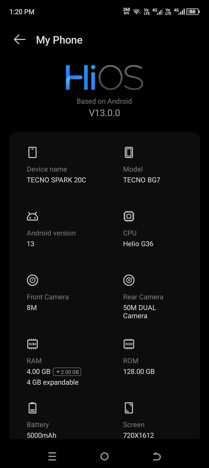 Tecno Spark 20C 7
