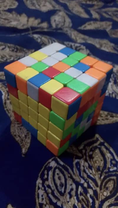 5x5x5 Rubiks Cube Smooth Turning New like Condition