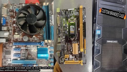 Asus P8H61-M CSM with i5 3570 3rd Genertaion Processer & Asus MSI H81M