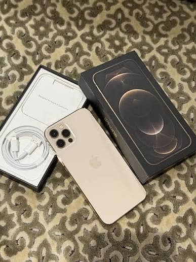Iphone 12 pro max mobile phone complete box