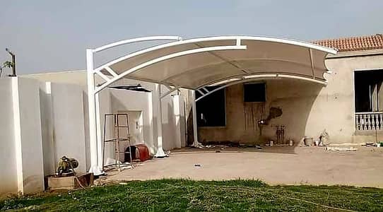 Parking shade for cars / Heat & waterproof shade / Pvc . 03033487522