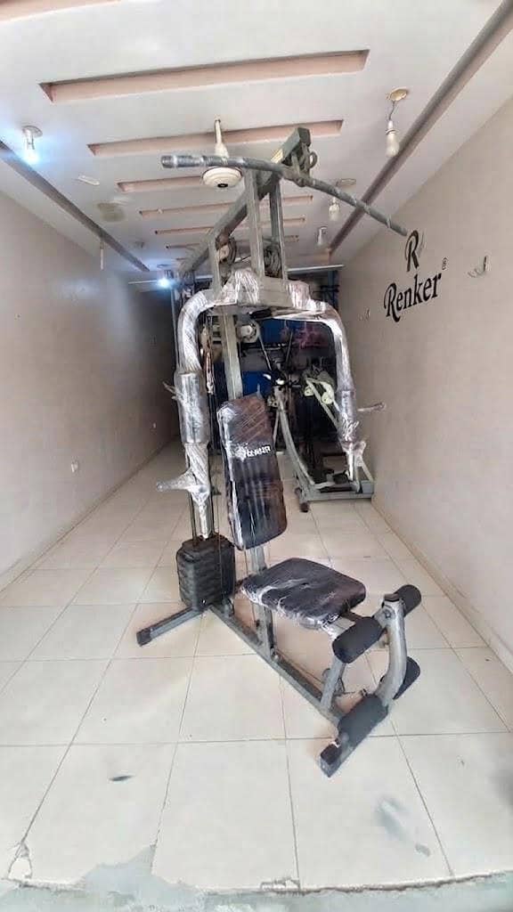 multi gym home station butterfly lat pull down multi bench press palte 2
