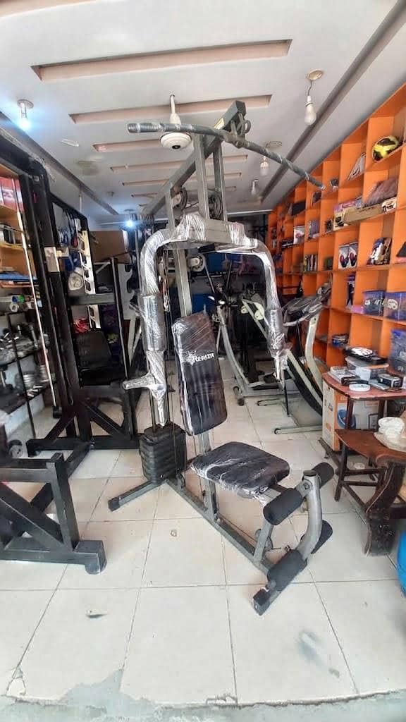 multi gym home station butterfly lat pull down multi bench press palte 3
