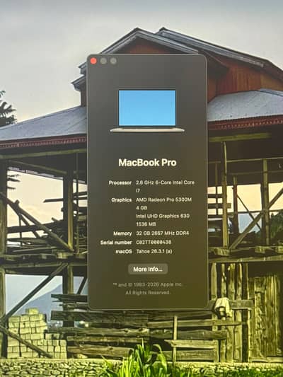 MacBook Pro 2019 16inch core i7