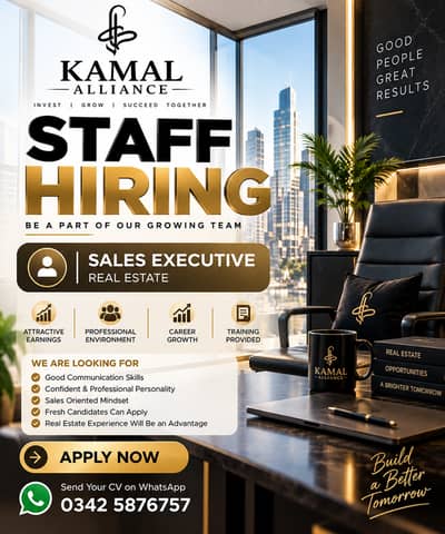 Join Kamal Alliance as a Sales Executive