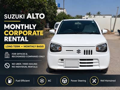 Suzuki Alto VXL Auto 2026 — Monthly Corporate Rental