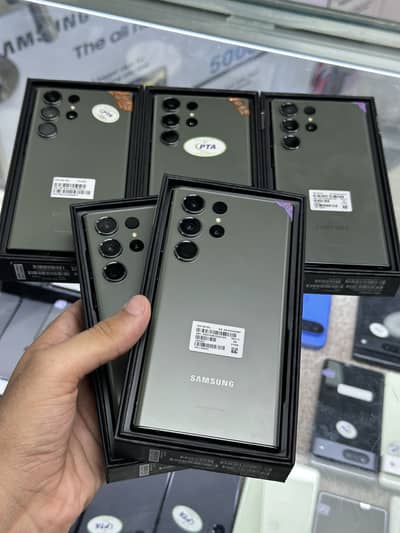 Samsung galaxy S23 Ultra, 12/512 unused official pta with complete box