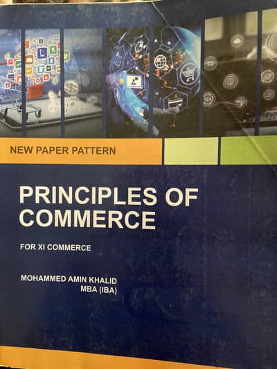 Principle of commerce class 11 Sindh board book